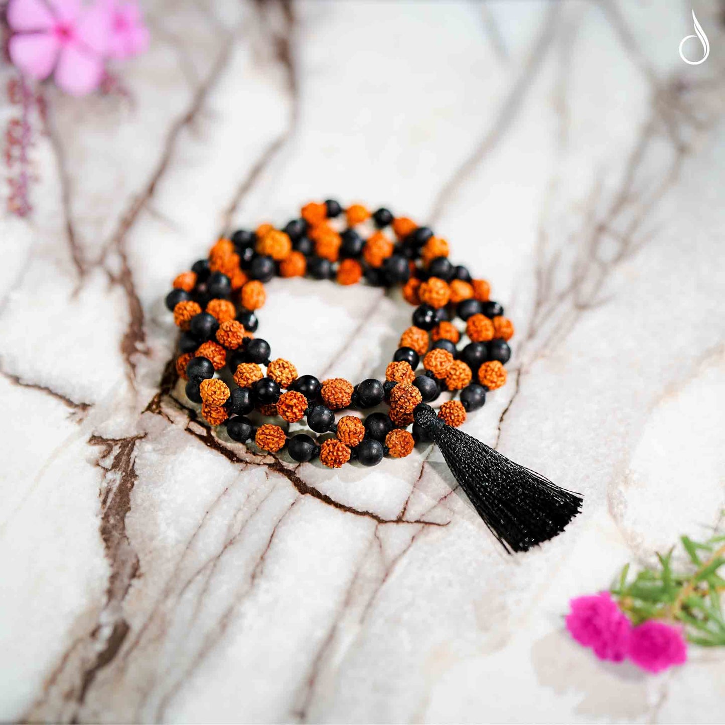 Karungali Rudraksha mala 108 + 1 beads - Shivashakti